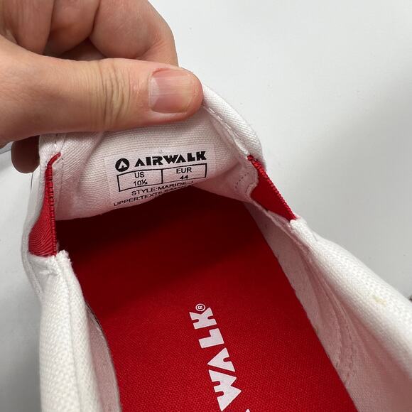 Airwalk Ride-J Men’s Size 10.5 Skater Shoes White Color New in Box main image 5